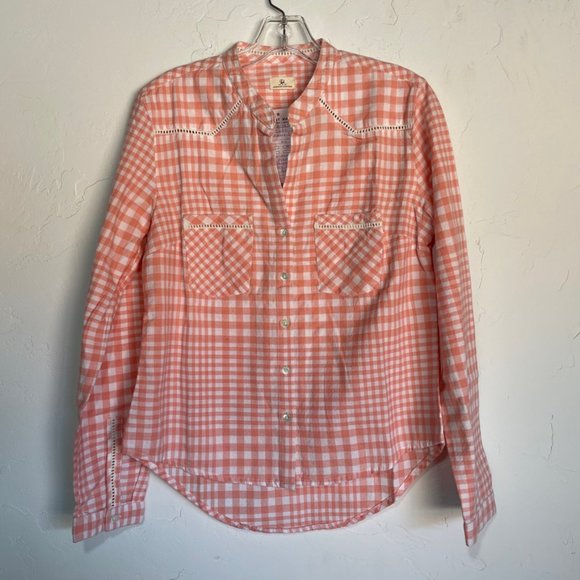 Johnny Cotton | NWT Pink Gingham Checkered Shirt - Picture 6 of 8
